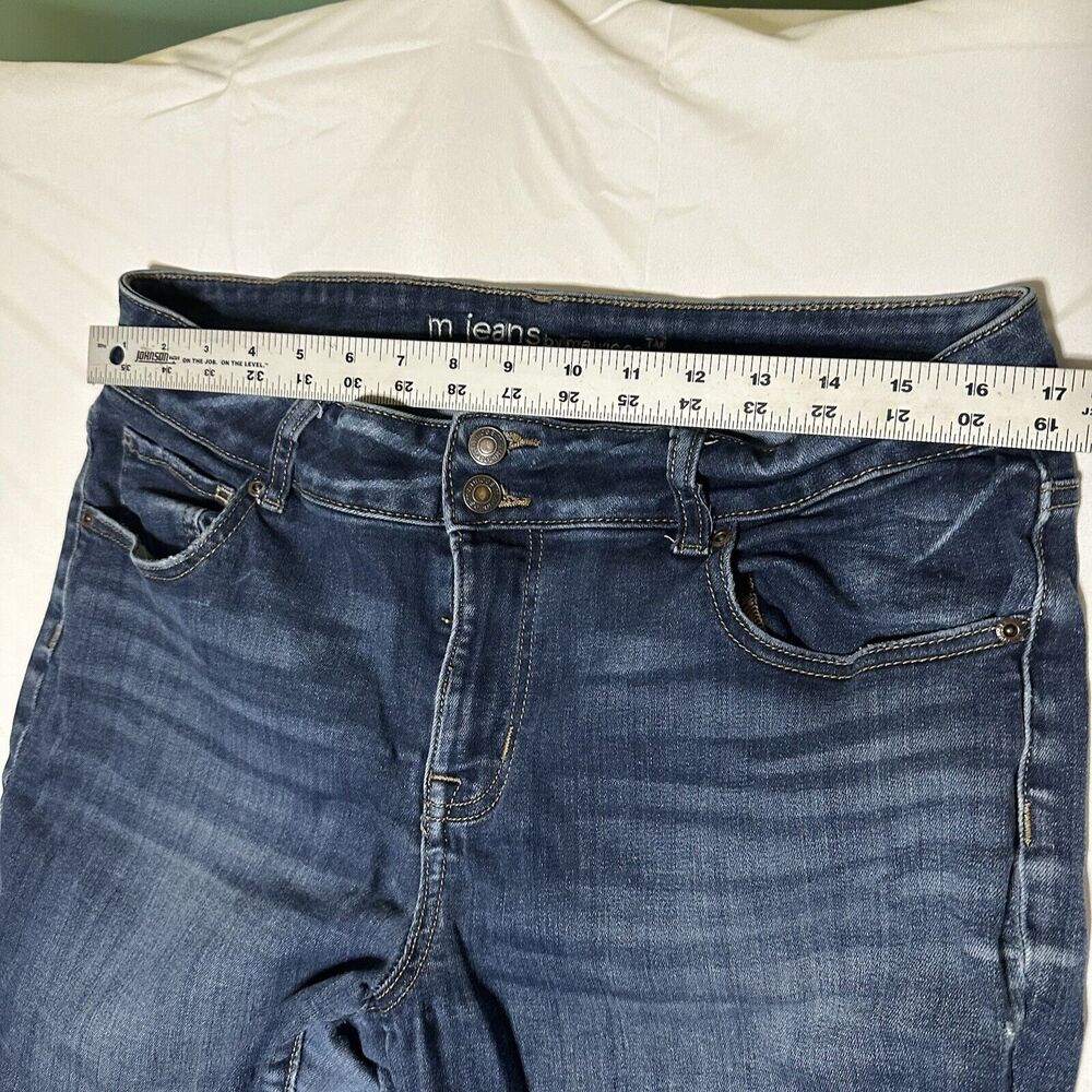 M Jeans by Maurices‎ Sz 14W Women's Skinny Jeans Mid Rise - Picture 6 of 14
